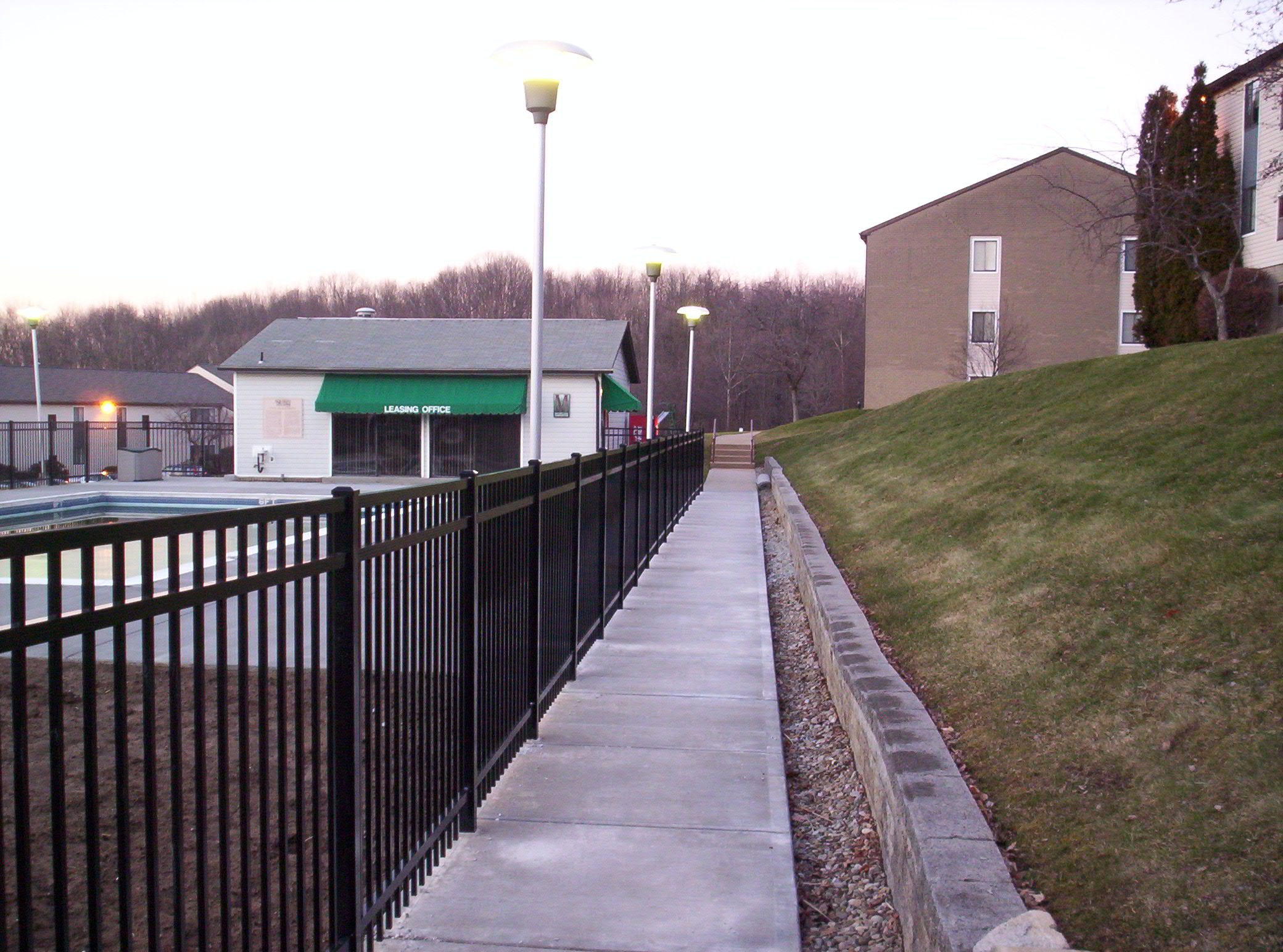 commercial fence installation