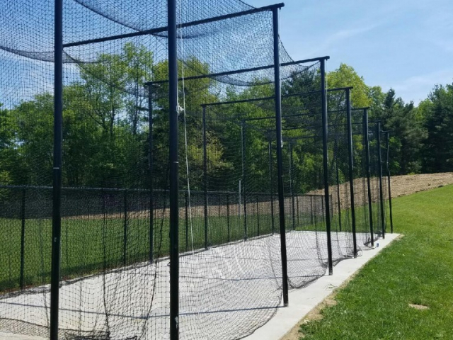 A sport fence installation by Pittsburgh Fence Company in Pittsburgh
